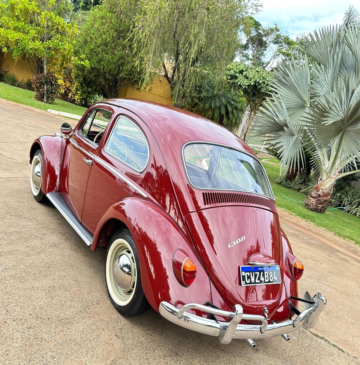 Fusca 1300 Placa Preta